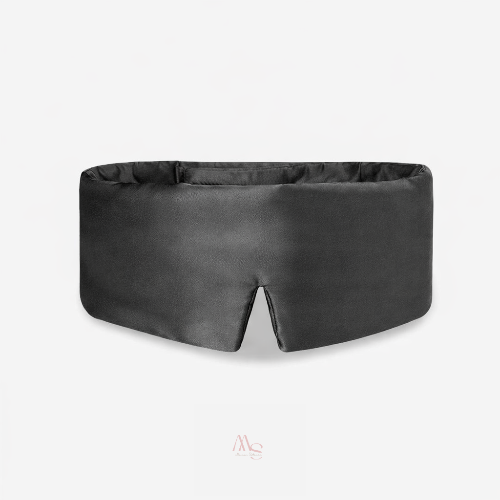 Masque de nuit en soie de mûrier