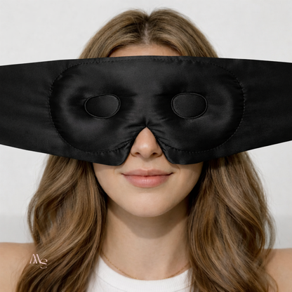 Masque de nuit en soie de mûrier