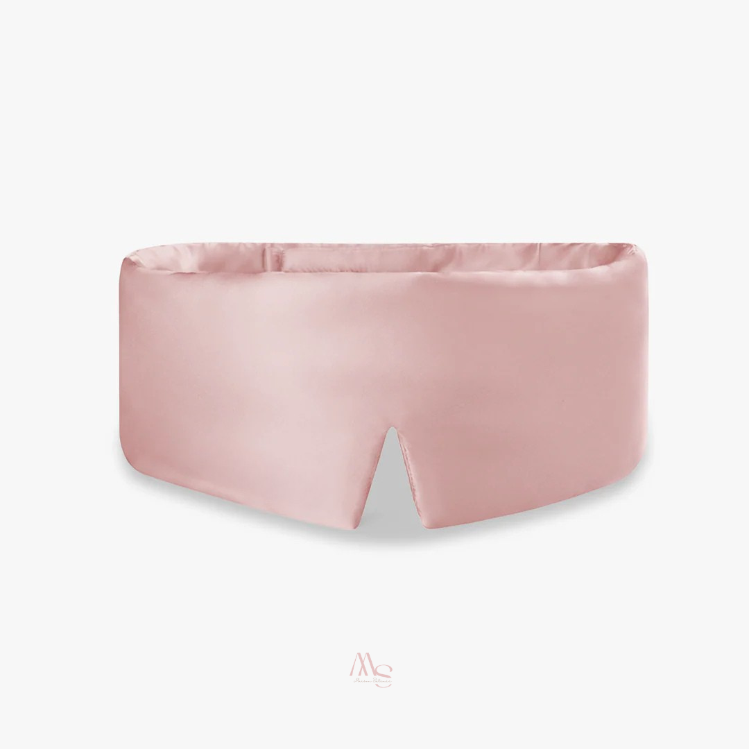 Masque de nuit en soie de mûrier