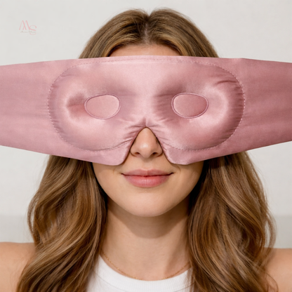 Masque de nuit en soie de mûrier